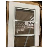 32' x 80' 3/4 View Storm Door in White