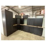 15Pc 36' Midnight Black Shaker Silvercreek Kitchen