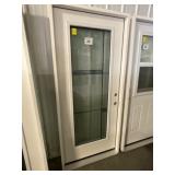 36' LH Full Lite Fiberglass Exterior Door