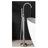 Free-Standing Tub Filler with Hand Shower