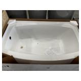 Kohler 60' x 37' LH Bathtub in Gloss White w Apron