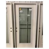 36' RH Full Lite Fiberglass Exterior Door