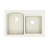 33' Dual Mount Double Bowl Kitchen Sink