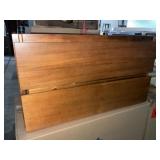 36' x 22' Wall Mount Vanity Base in Redwood