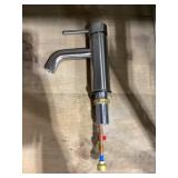 Single Handle Lav Faucet in Brushed Nickel x2