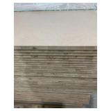 4' x 8' x 3/4' Laminated MDF Sheets x 45