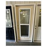 36' RH Full Lite Fiberglass Exterior Door