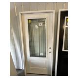 36' LH 3/4 Lite Fiberglass Exterior Door