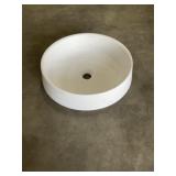 Aquabella 15-3/4'DIA Circle Sink in White