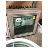 23.5' x 23.5' Sandstone Vinyl Fixed Window x 2