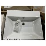 23.5' Catalano Single Bowl Sink in White