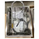 All-In-One 23' x 18' Undermount SS Sink w Faucet