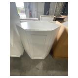 27' x 39' Wall Diagonal Cabinet in White x 2