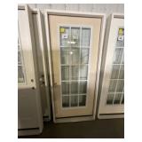 36' RH 15 Lite Fiberglass Exterior Door