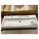 47' x 18.5' Wall Mount Acrylic Sink in White