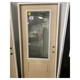 36' LH 3/4 Lite Fiberglass Exterior Door
