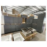 15Pc 30' Platinum Shaker Silvercreek Kitchen Set