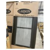 Larsonï¿½ 36' x 80' Mid-View Storm Door in Brown