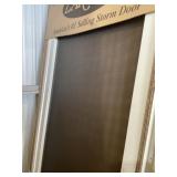34' x 80' Full-View Storm Door in White