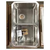 31' x 18' Undermount Double Bowl SS Sink