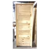 36' x 80' LH Pine 5-Panel Interior Door