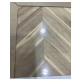 25' x 8'2' Unfinished Acacia Chevron Butcher Block