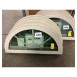 3' x 1'6' Sandstone Vinyl Fixed Window Unit x 4