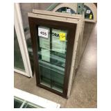17.5' x 35.5' Brown Fixed Window x 2