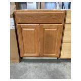 26' x 24' Sink Base Cabinet in Walnut