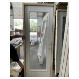 30' x 80' LH Full-View Steel Exterior Door-White