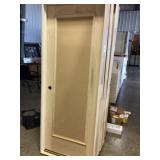 30' x 77' RH Poplar 1-Panel Interior Door