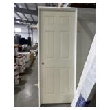 30' x 80' 6-Panel RH MDF Interior Door in Tan