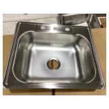 25' x 21' Drop-in Sink in Stainless Steel