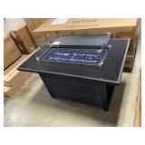 43' Propane Fire Table w/Tempered Black Top