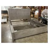 92' x 83' California King Bed Frame-Stonewash Gray