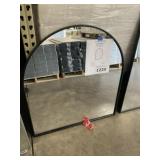 33' x 36' Arch-Top Ayra Mirror w Black Frame