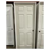 32' x 80' LH 6-Panel MDF Interior Door in Tan