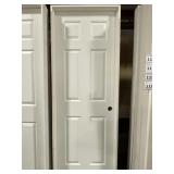 28' x 80' LH 6-Panel MDF Interior Door in White