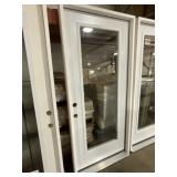 36' x 80' RH Full-View Steel Exterior Door-White
