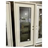 36' x 80' LH Full-View Fiberglass Ext. Door-White