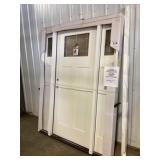 Craftsman RH Fiberglass Zinc Leaded Entry Door