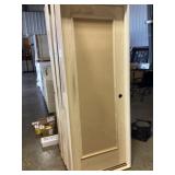 30' x 80' LH Poplar 1-Panel Interior Door