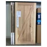 42' x 84' White Cedar Z-Style BarnDoor w/ Hardware
