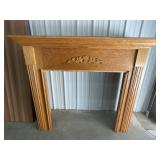 56'W x 49'H Fireplace Frame with Mantel