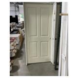 36' x 80' LH 4-Panel MDF Interior Door in Tan