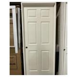 32' x 80' RH 6-Panel MDF Interior Door