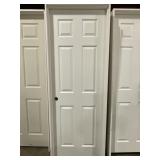 28' x 80' RH 6-Panel MDF Interior Door in White
