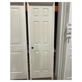24' x 80' RH 6-Panel MDF Interior Door in Tan