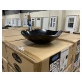 19.3" x 19.3"  Black Natural Stone Vessel Sinks x5