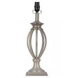 Hampton Bay Table Lamp Base in Nickel x 2